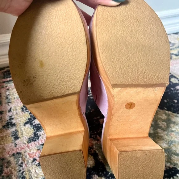 Charlotte Stone Marlo Clogs in Lilac - Picture 5 of 5
